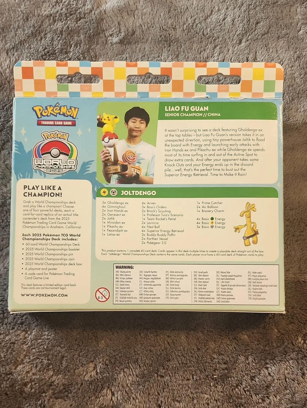 Pokémon World Championships Deck 2025 - Liao fu guan